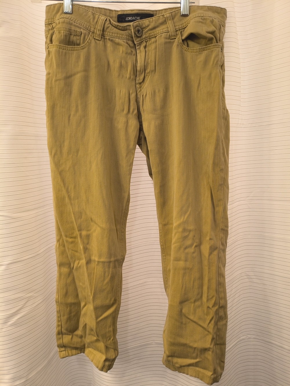 Jordache Men's Olive-Tan Casual Chinos